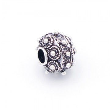 Charm bottone sardo in argento