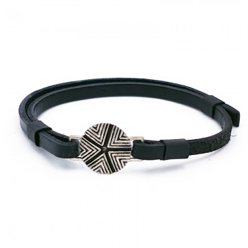 Bracciale sardo in cuoio...