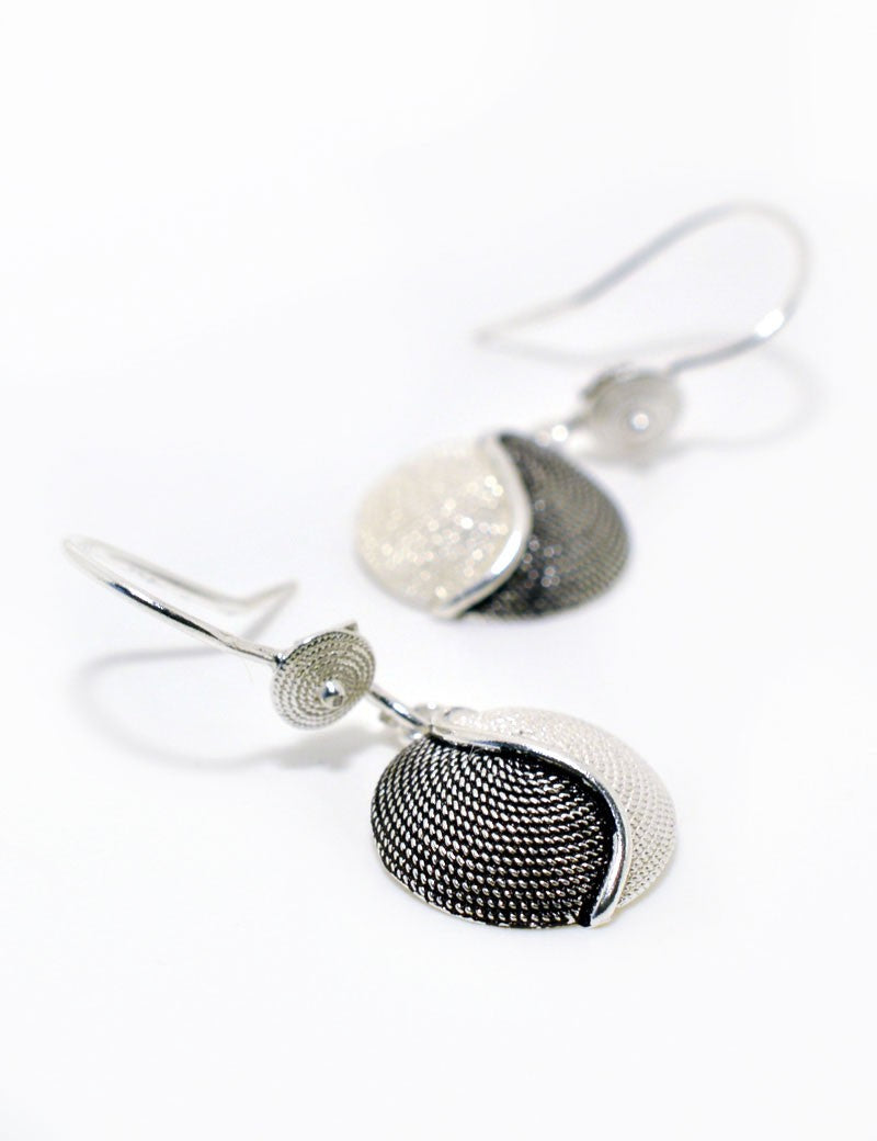 Orecchini sardi in argento con corbula TAO
