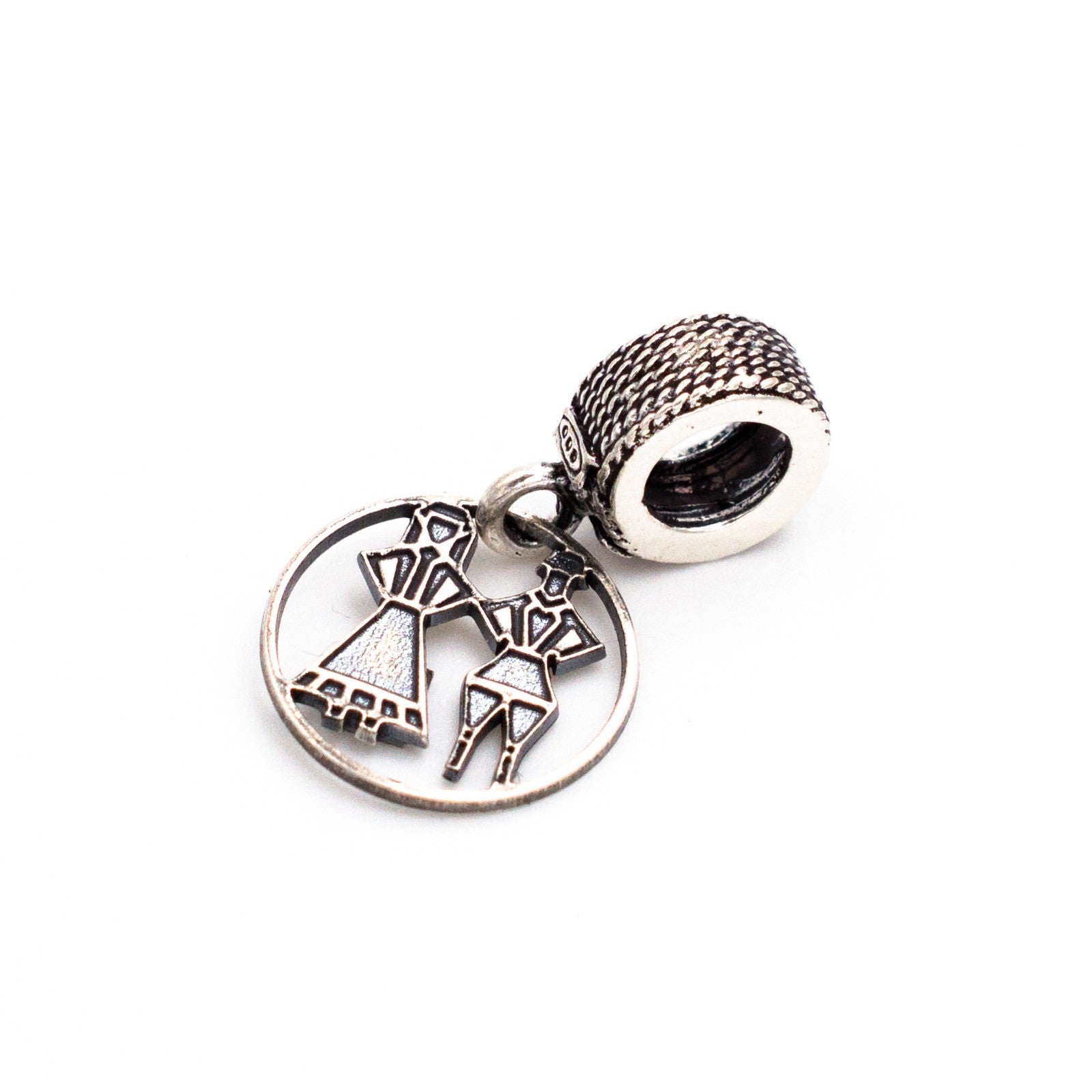 Charm pendente ballo sardo in argento