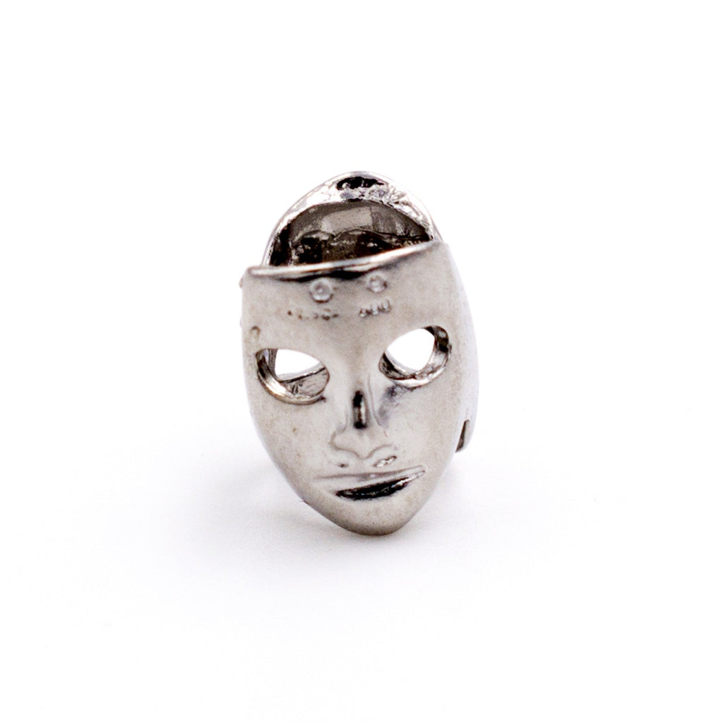 Charm maschera sarda in argento
