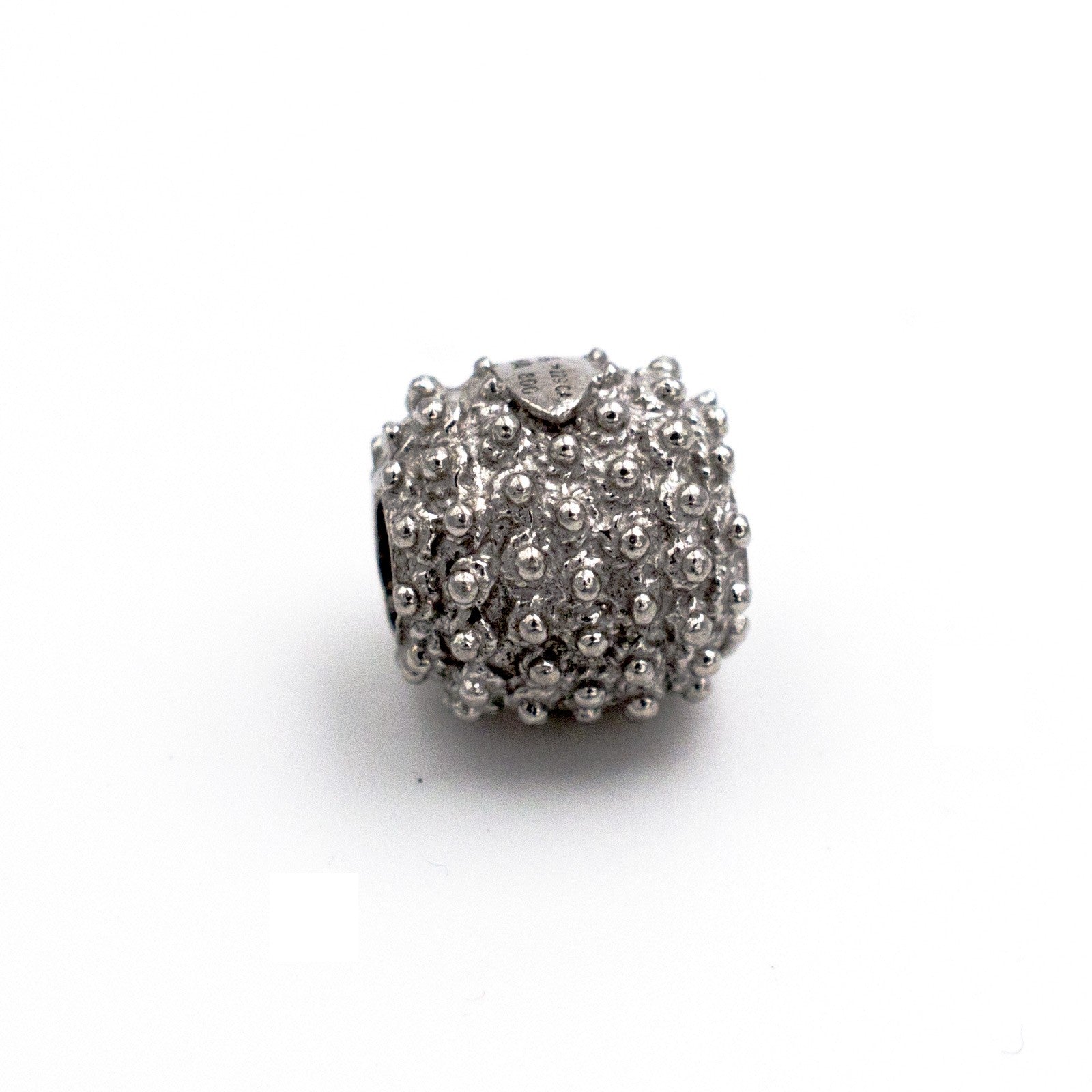 Charm sardo pallina granulata in argento
