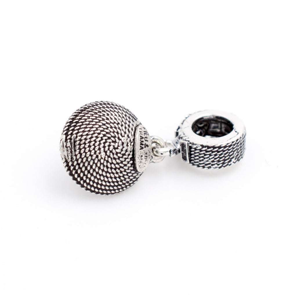 Charm pendente cestino sardo in argento