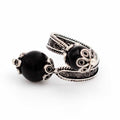 Anello sardo in filigrana d'argento con kokkos