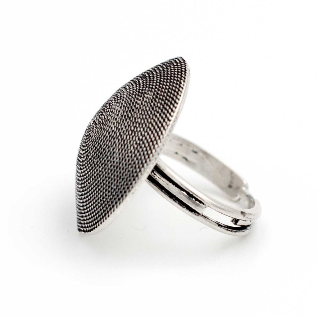 Anello sardo in argento con corbula