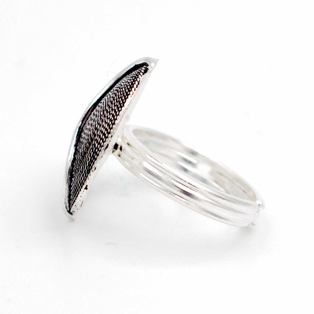 Anello sardo in argento con corbula TAO