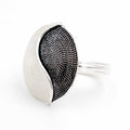 Anello sardo in argento con corbula TAO