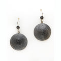 Sardinian silver corbula earrings