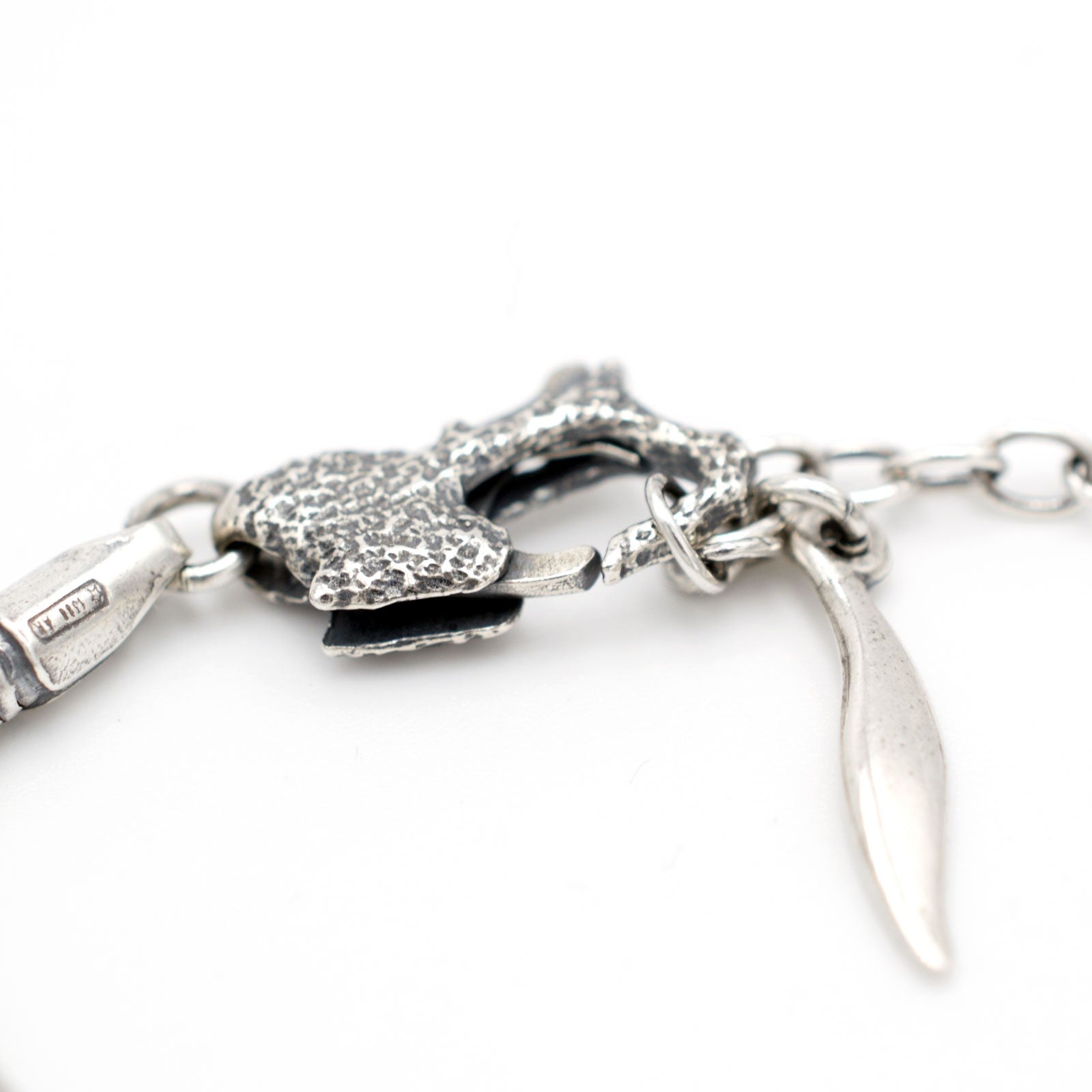 Bracciale sardo per charms in argento