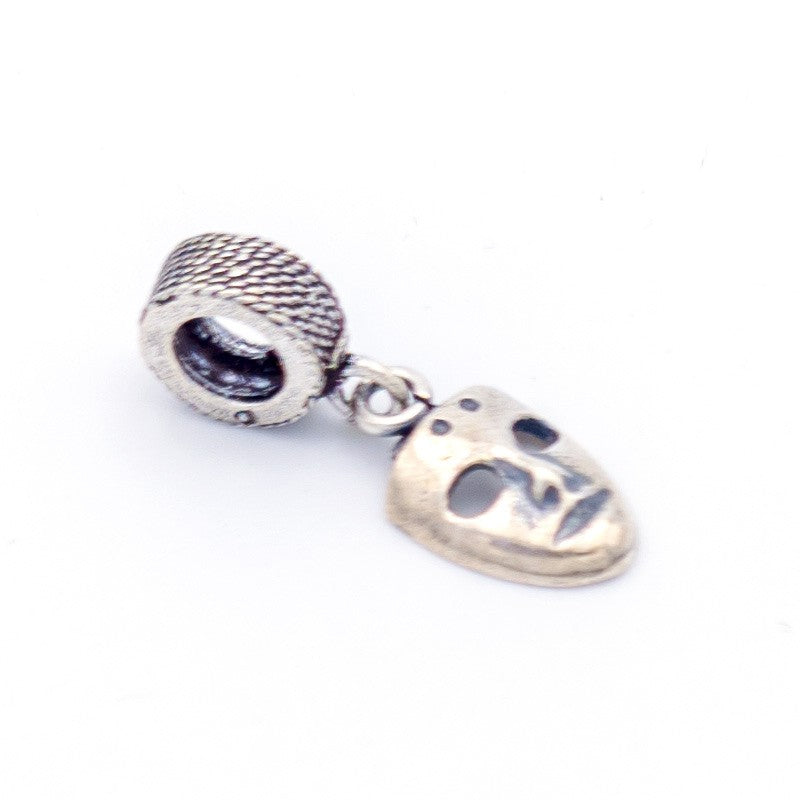Charm pendente maschera sarda in argento