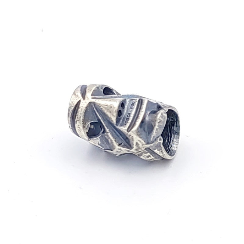 Charm maschera Mamuthones in argento