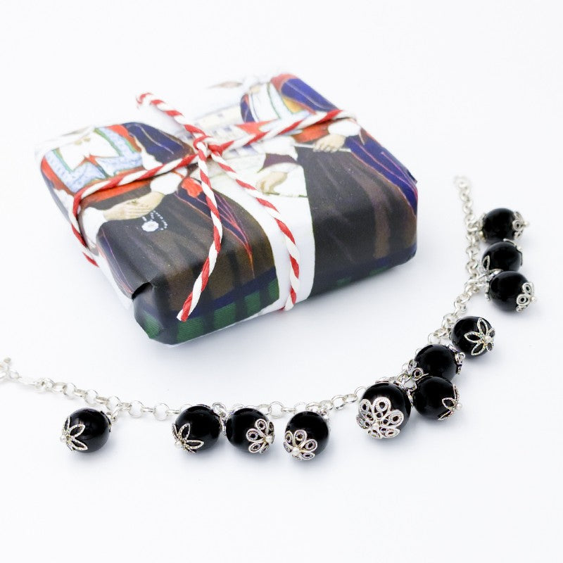 Bracciale sardo in argento con kokkos