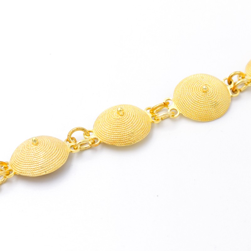 Bracciale sardo in filigrana d’argento a corbula