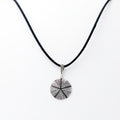 Collana con ciondolo sardo "Sa Pintadera" in argento