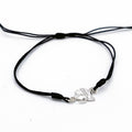 Bracciale in cordino con Moro in argento