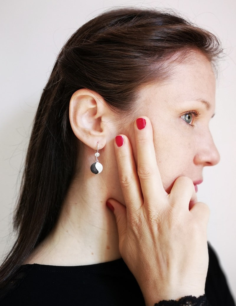 Orecchini sardi in argento con corbula TAO
