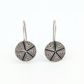 Sardinian "Sa Pintadera" earrings in silver